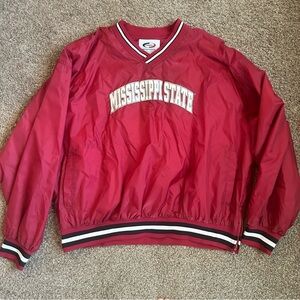 Vintage Mississippi State Maroon Windbreaker size XXL